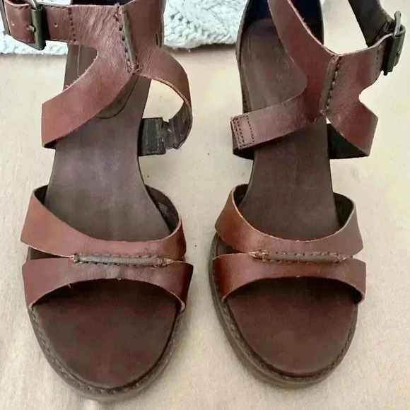 TIMBERLAND Earthkeepers Shoes Women's Leather Chunky Heel Brown - Picture 3 of 16